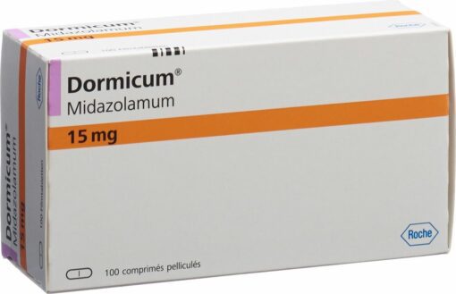 Purchase Dormicum tablets 15mg